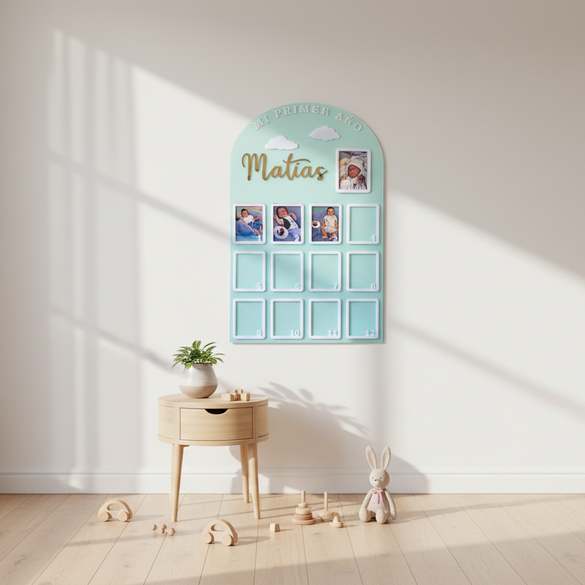Cuadro fotográfico "Mi Primer Año"