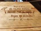 Tabla de picar de madera personalizada