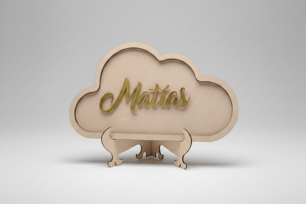 Libro Invitados Baby Shower forma de nube