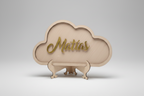 Libro Invitados Baby Shower forma de nube