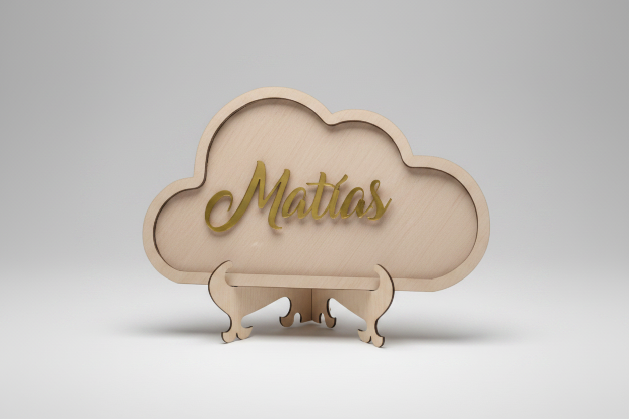 Libro Invitados Baby Shower forma de nube